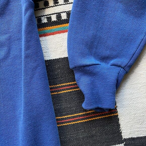 Vintage Sportswear Blue Crewneck Pullover Sweater. 50/50 Polycotton. Size Medium - Picture 8 of 13